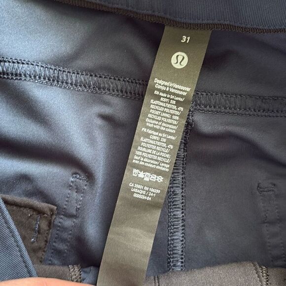 Lululemon ABC Slim-Fit Pant 30" *Warpstreme In True Navy Size 31 Men’s - Picture 2 of 6